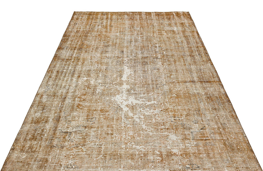Gold Gri Anadolu Geometrik Modern Yün Halı 168x238 - Özel Seri