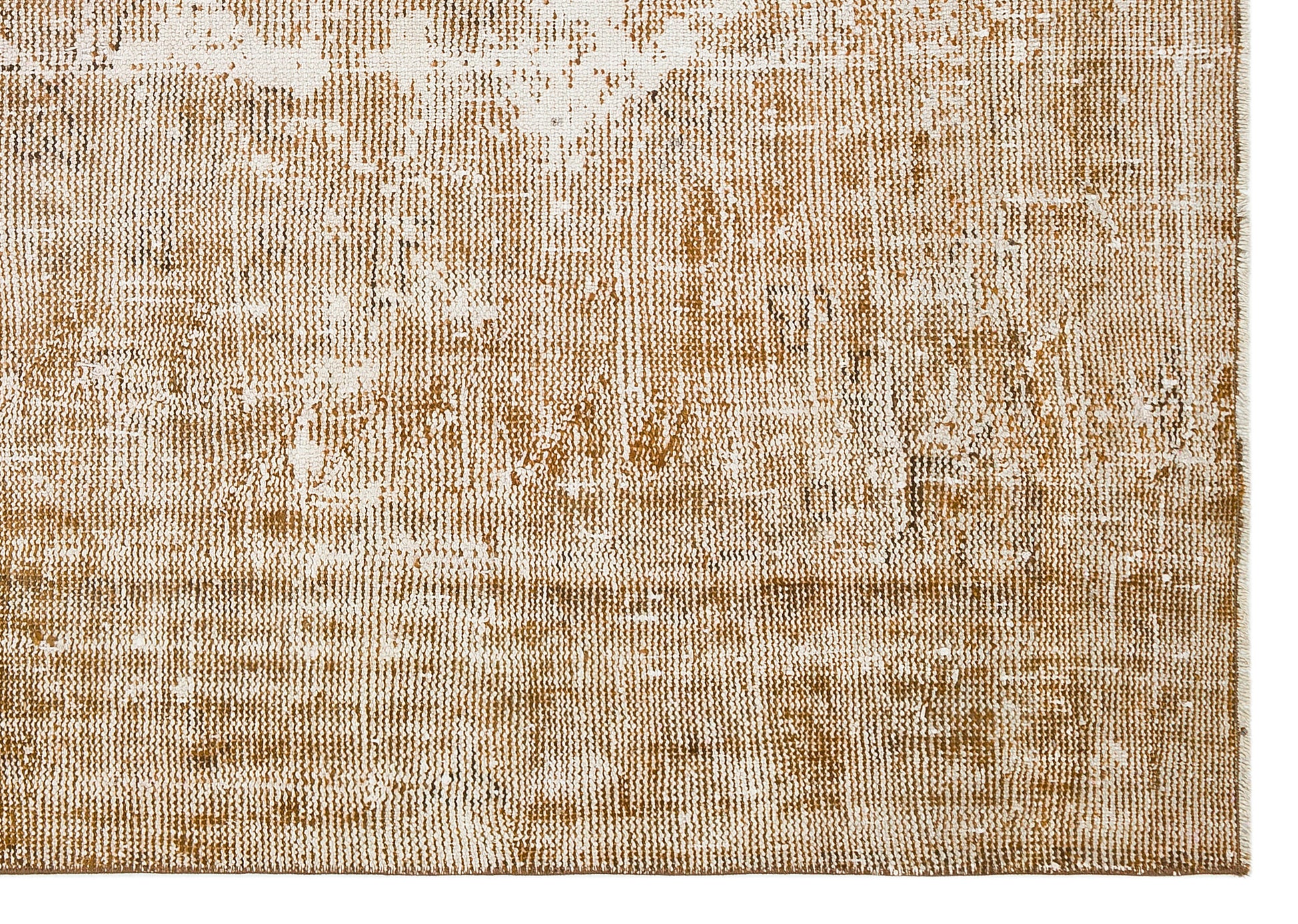 Atina Kahverengi Eskitme Yün El Dokuma Halısı 168 x 238 Apex Unique