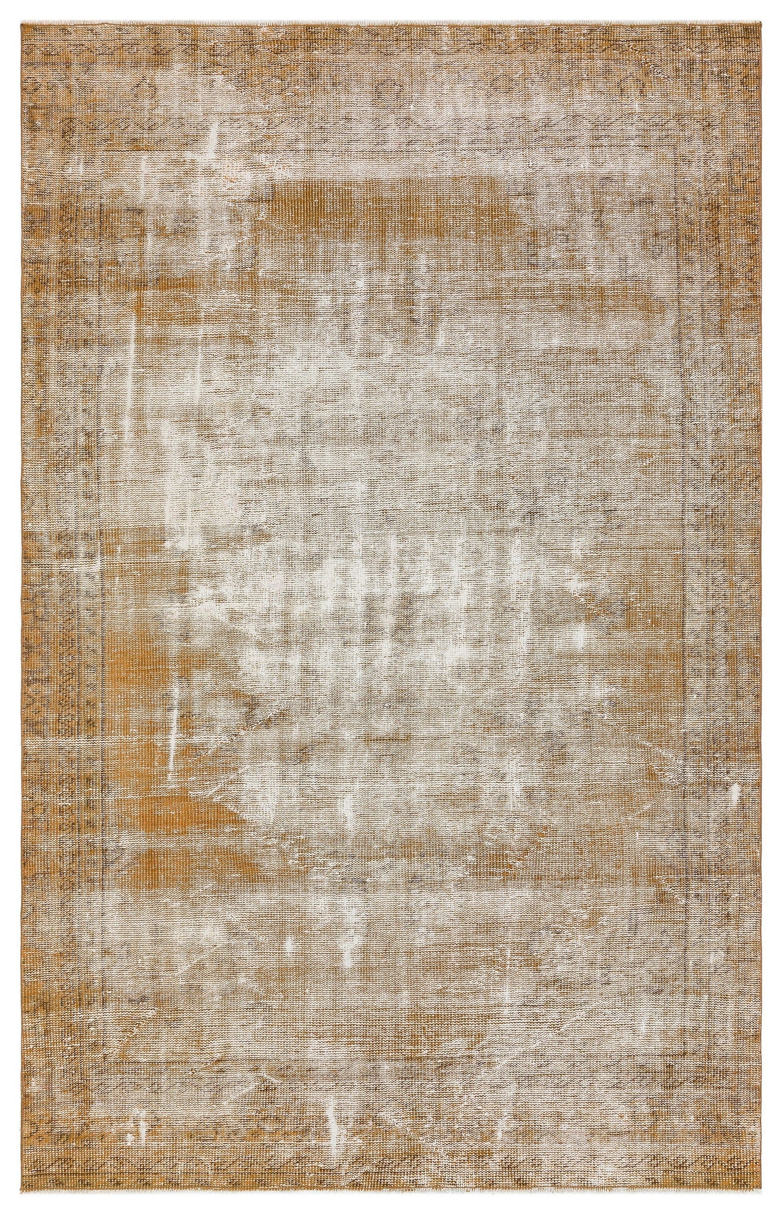 Atina Kahverengi Eskitme Yün El Dokuma Halısı 169 x 270 Apex Unique