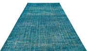 Atina Turkuaz Eskitme Yün El Dokuma Halısı 203 x 319 Apex Unique