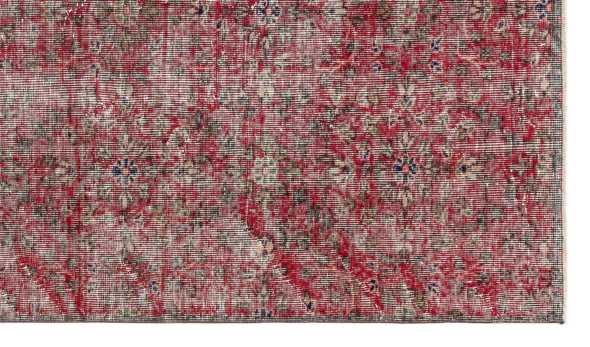 Bej Anadolu Eskitme Geometrik Yün Halı 131x226 - Özel Seri