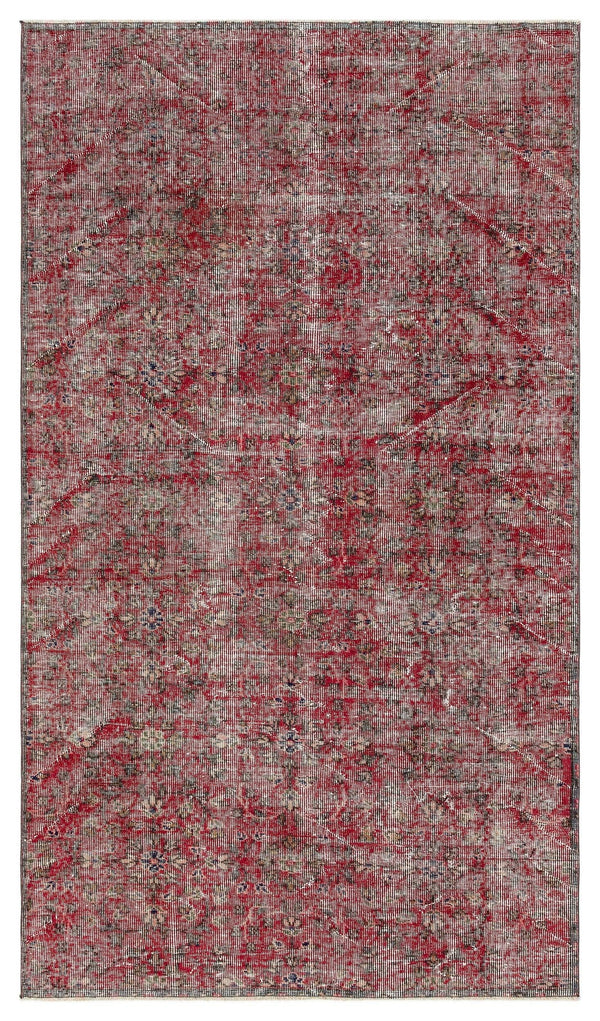 Bej Anadolu Eskitme Geometrik Yün Halı 131x226 - Özel Seri