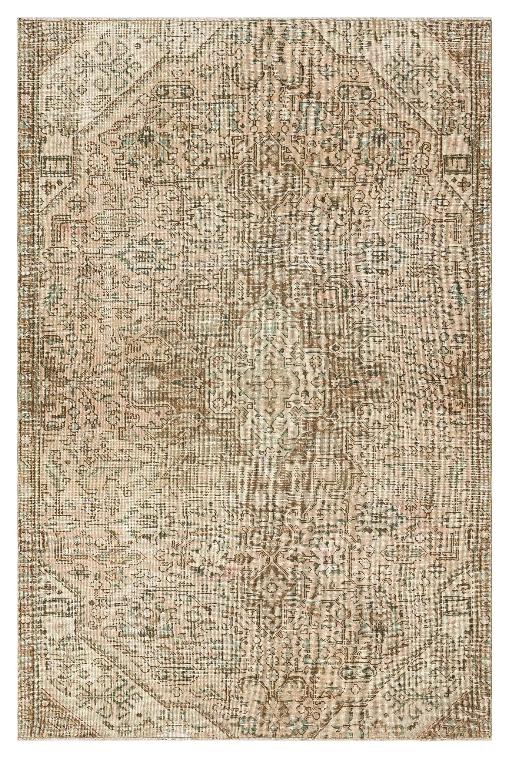 Epir Bej Eskitme Yün El Dokuma Halısı 145 x 220 Apex Unique