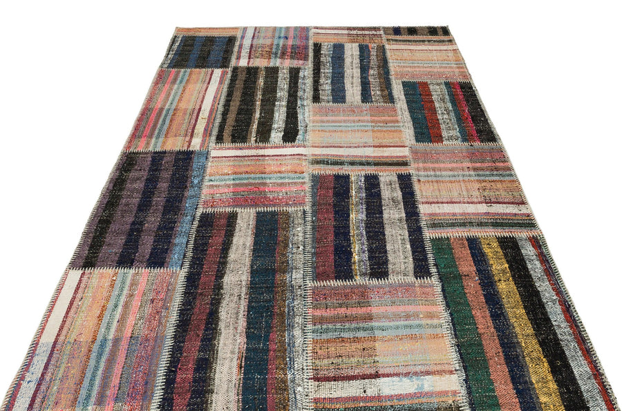 Bej Bohem Modern Yün Halı 158x232