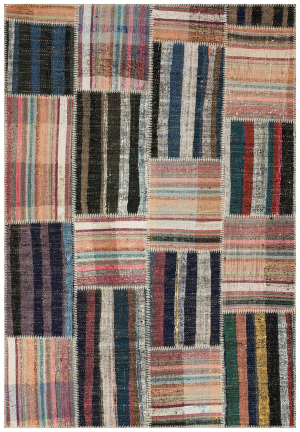 Bej Bohem Modern Yün Halı 158x232