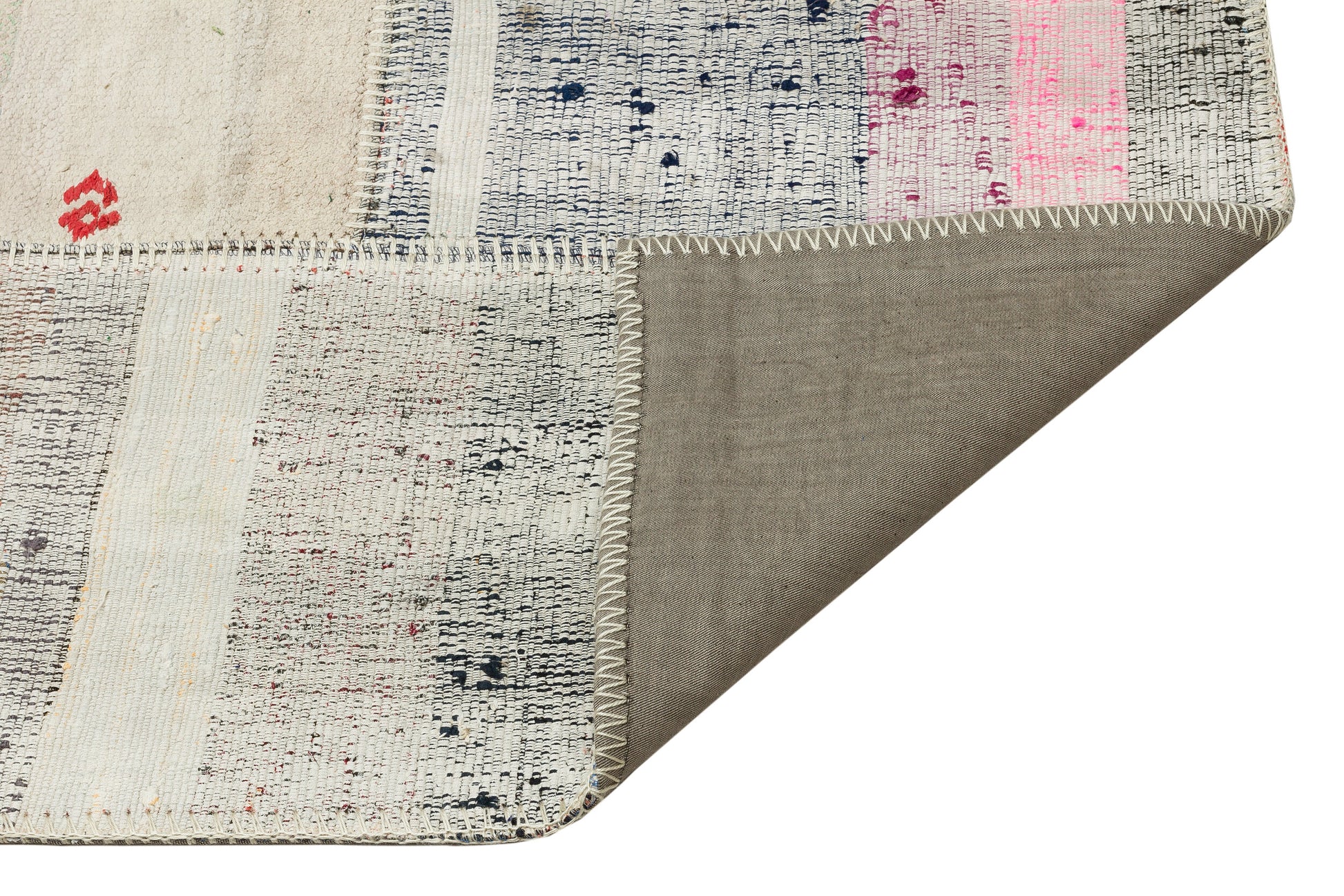 Teselya Bej Çizgili Yün El Dokuma Halısı 155 x 230 Apex Unique