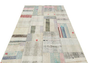 Teselya Bej Çizgili Yün El Dokuma Halısı 155 x 230 Apex Unique