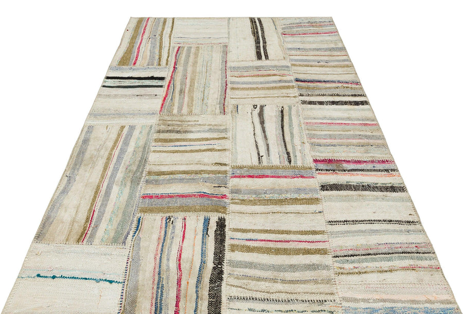 Bej Anadolu Bohem Modern Yün Halı 150x215 - Özel Seri