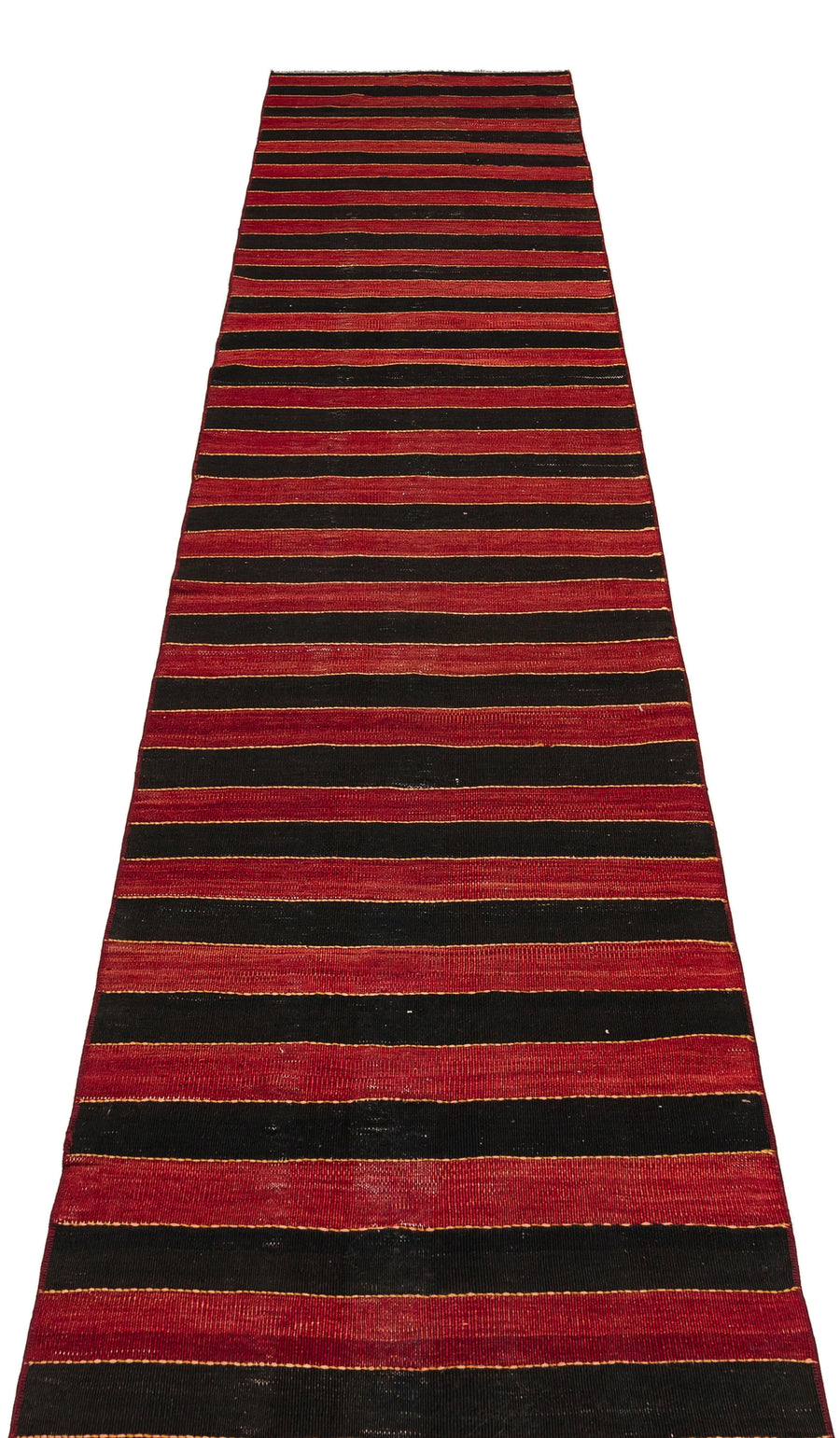 Kırmızı Bohem Modern Yün Halı 77x446