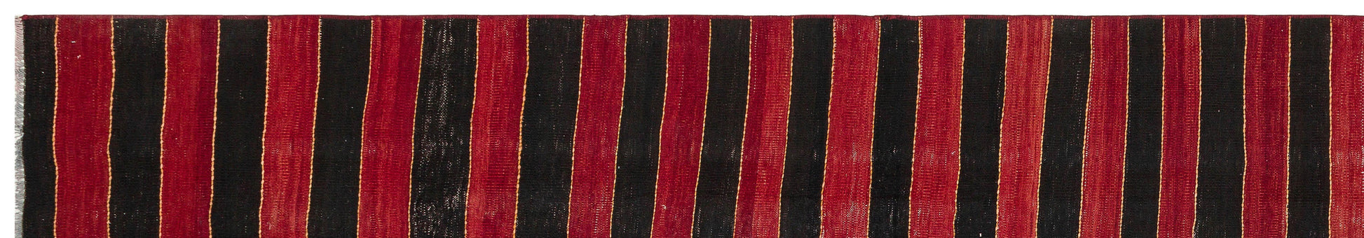 Kırmızı Bohem Modern Yün Halı 77x446