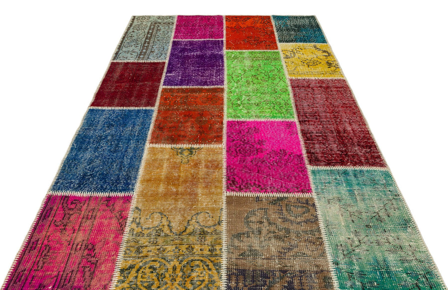 Bej Anadolu Bohem Eskitme Yün Halı 160x230 - Özel Seri