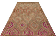 Bej Gri Anadolu Bohem Geometrik Yün Halı 180x297 - Özel Seri