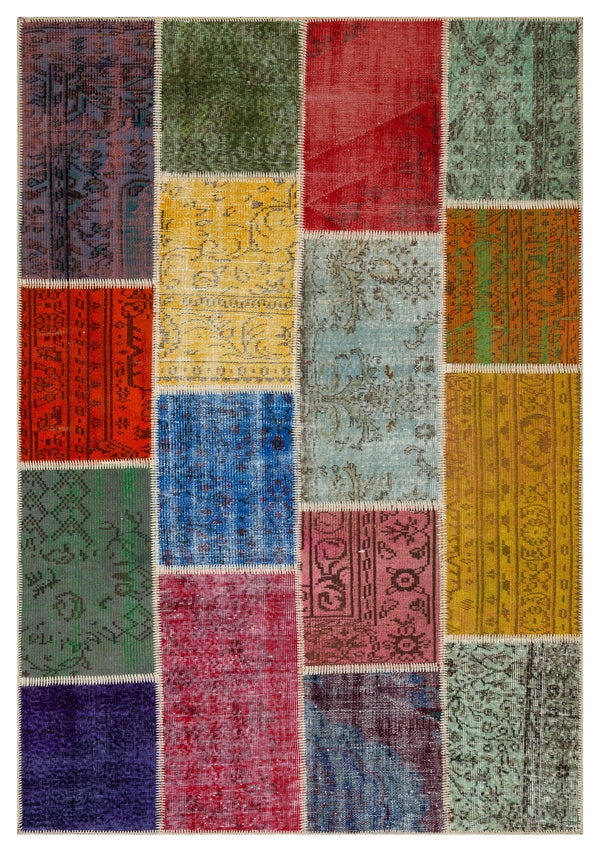 Bej Anadolu Modern Vintage Yün Halı 160x230 - Özel Seri