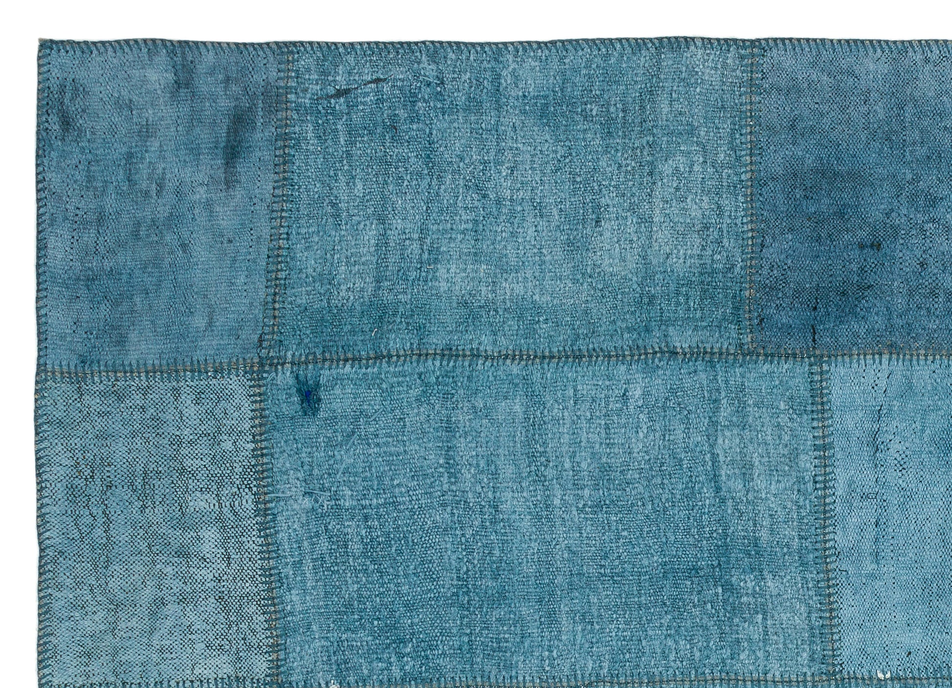 Teselya Mor Patchwork Yün El Dokuma Halısı 157 x 224 Apex Unique