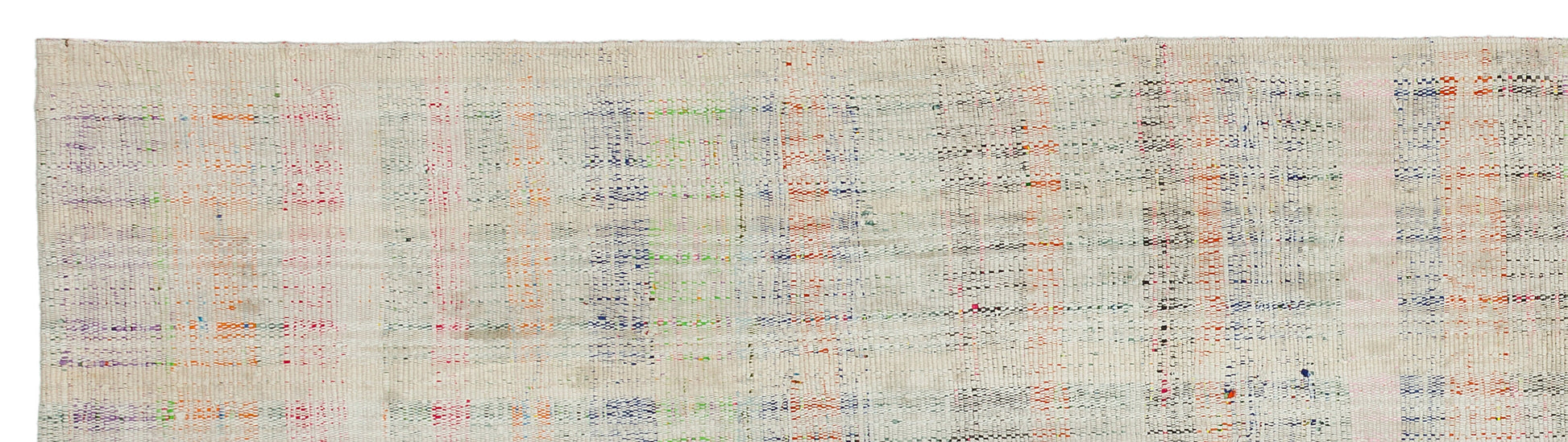 Girit Bej Çizgili Yün El Dokuma Halısı 078 x 292 Apex Unique