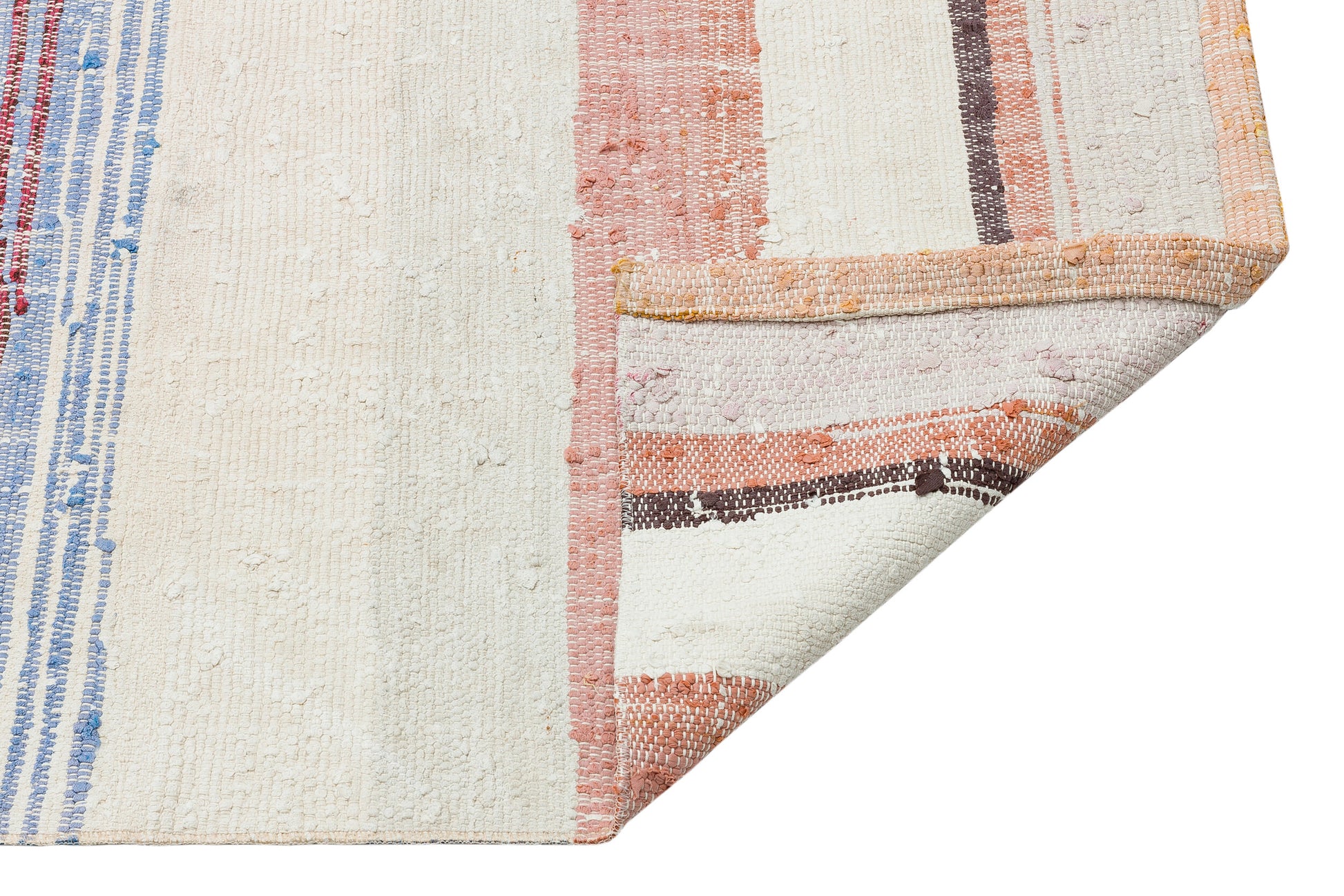 Girit Bej Çizgili Yün El Dokuma Halısı 156 x 264 Apex Unique