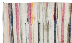 Girit Bej Çizgili Yün El Dokuma Halısı 165 x 275 Apex Unique