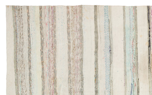 Girit Bej Çizgili Yün El Dokuma Halısı 173 x 280 Apex Unique