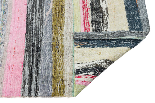 Girit Bej Çizgili Yün El Dokuma Halısı 178 x 314 Apex Unique