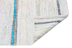 Girit Bej Çizgili Yün El Dokuma Halısı 180 x 223 Apex Unique