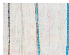 Girit Bej Çizgili Yün El Dokuma Halısı 180 x 223 Apex Unique