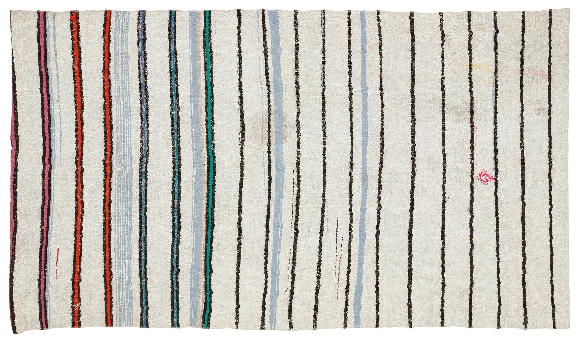 Girit Bej Çizgili Yün El Dokuma Halısı 150 x 265 Apex Unique