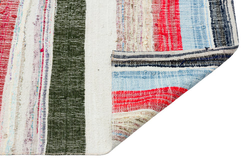 Girit Bej Çizgili Yün El Dokuma Halısı 169 x 289 Apex Unique