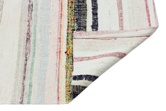 Girit Bej Çizgili Yün El Dokuma Halısı 172 x 300 Apex Unique