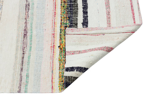 Girit Bej Çizgili Yün El Dokuma Halısı 172 x 300 Apex Unique