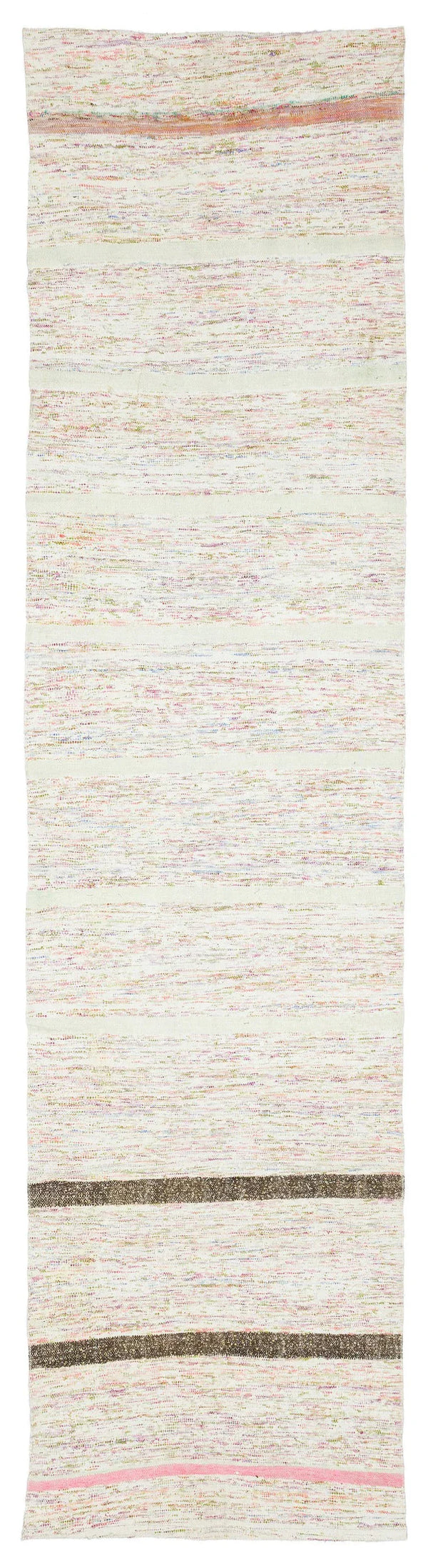 Bej Bohem Modern Yün Halı 84x336