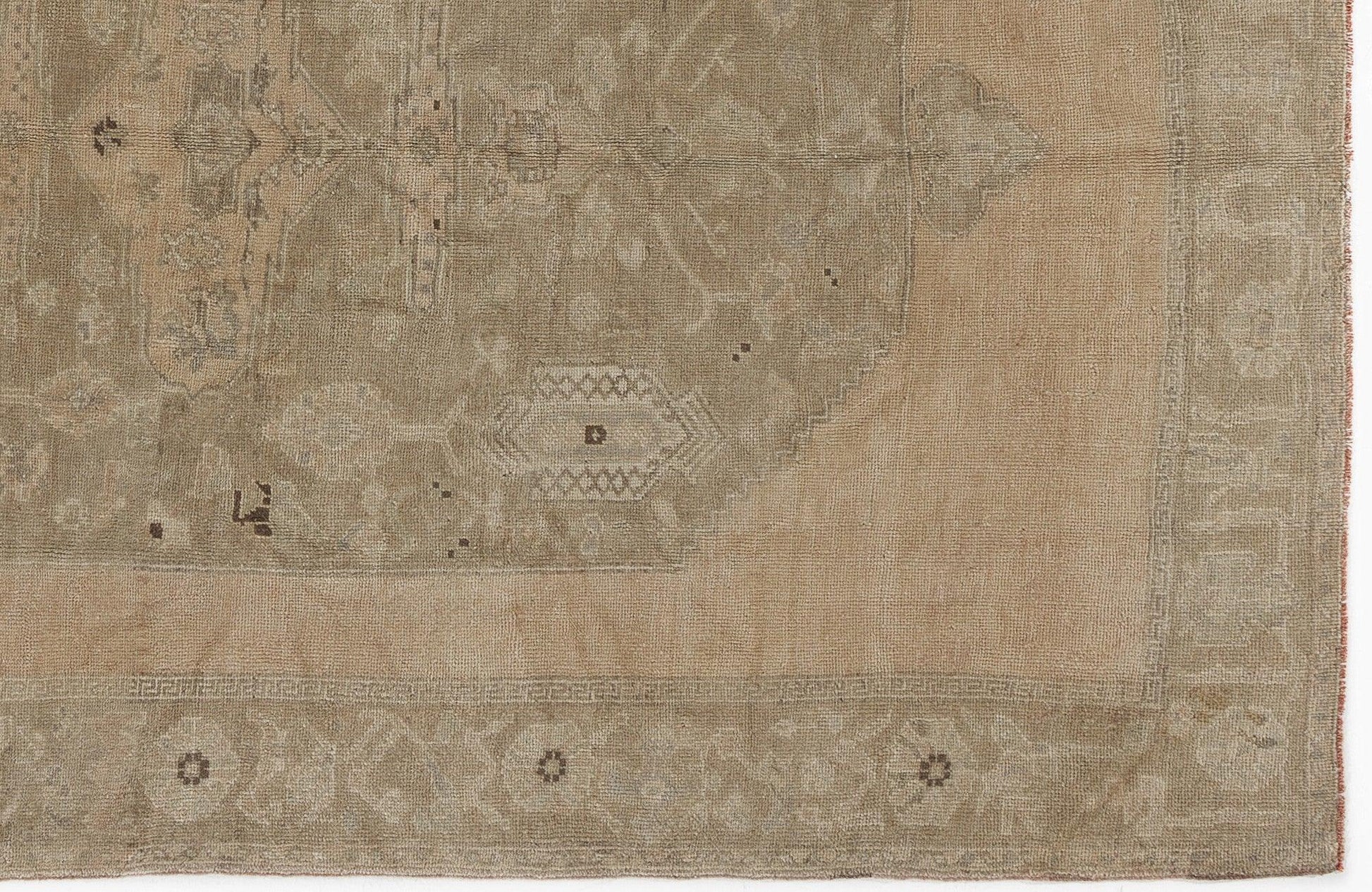 Kırmızı Anadolu Bohem Geometrik Yün Halı 175x255 - Özel Seri