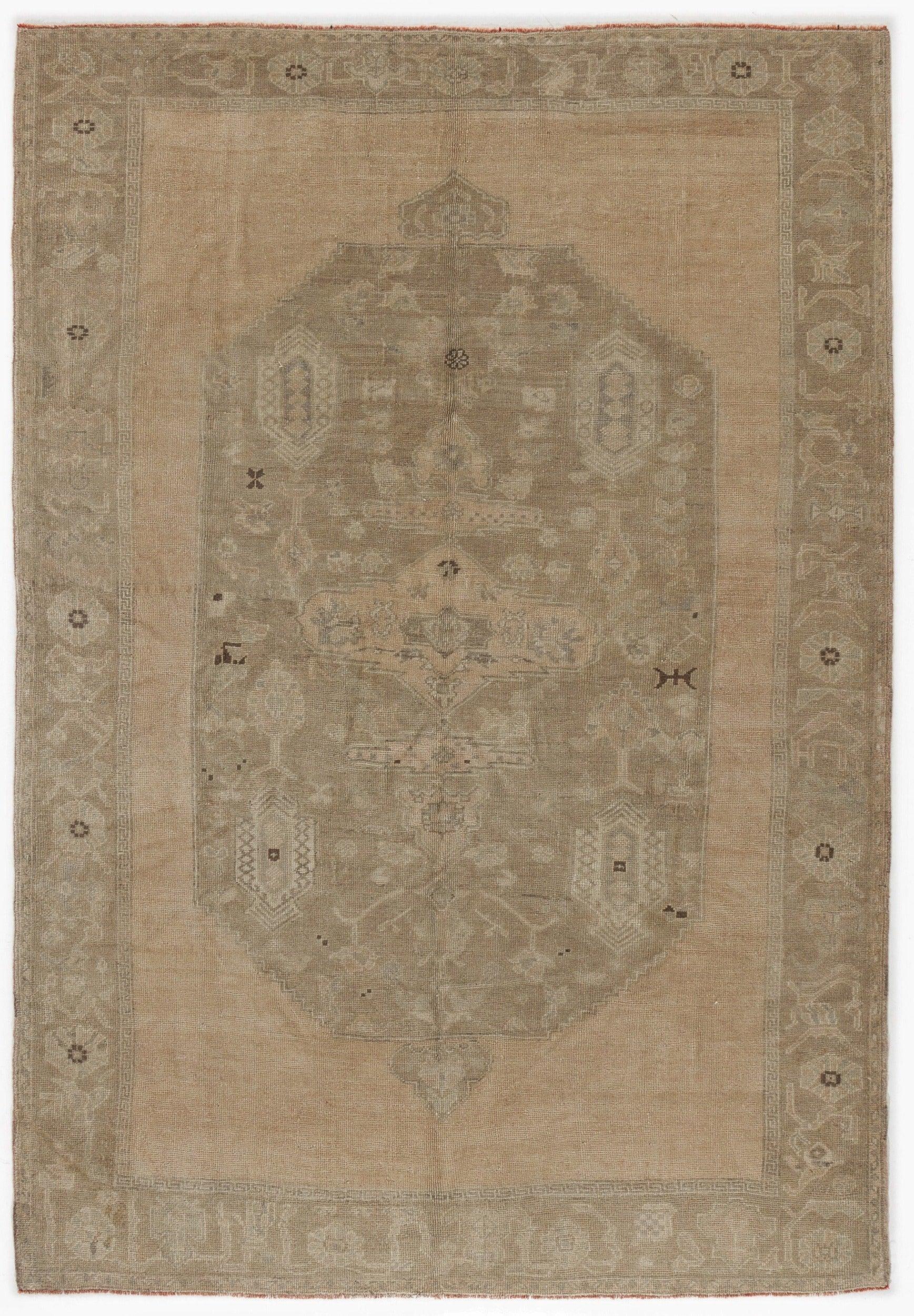 Kırmızı Anadolu Bohem Geometrik Yün Halı 175x255 - Özel Seri