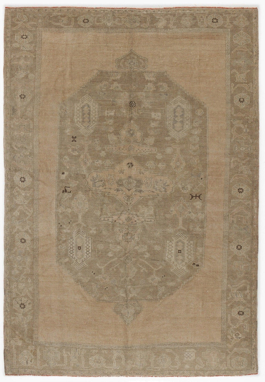 Kırmızı Anadolu Bohem Geometrik Yün Halı 175x255 - Özel Seri