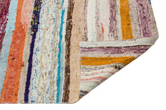 Girit Bej Çizgili Yün El Dokuma Halısı 152 x 327 Apex Unique