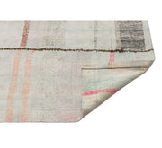 Girit Bej Çizgili Yün El Dokuma Halısı 156 x 266 Apex Unique