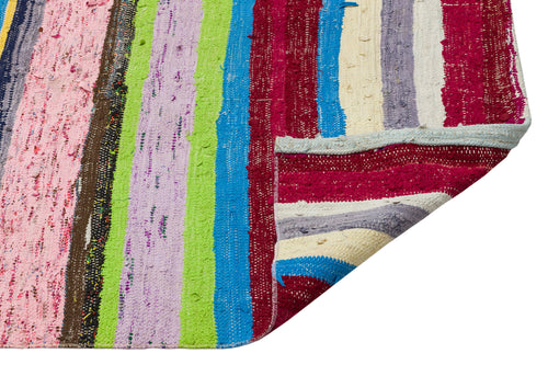 Girit Bej Çizgili Yün El Dokuma Halısı 157 x 296 Apex Unique