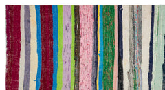 Girit Bej Çizgili Yün El Dokuma Halısı 157 x 296 Apex Unique