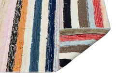 Girit Bej Çizgili Yün El Dokuma Halısı 150 x 347 Apex Unique