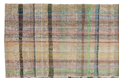 Girit Bej Çizgili Yün El Dokuma Halısı 180 x 277 Apex Unique