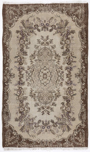 Kırmızı Anadolu Çiçekli Yün Halı 165x270 - Özel Seri