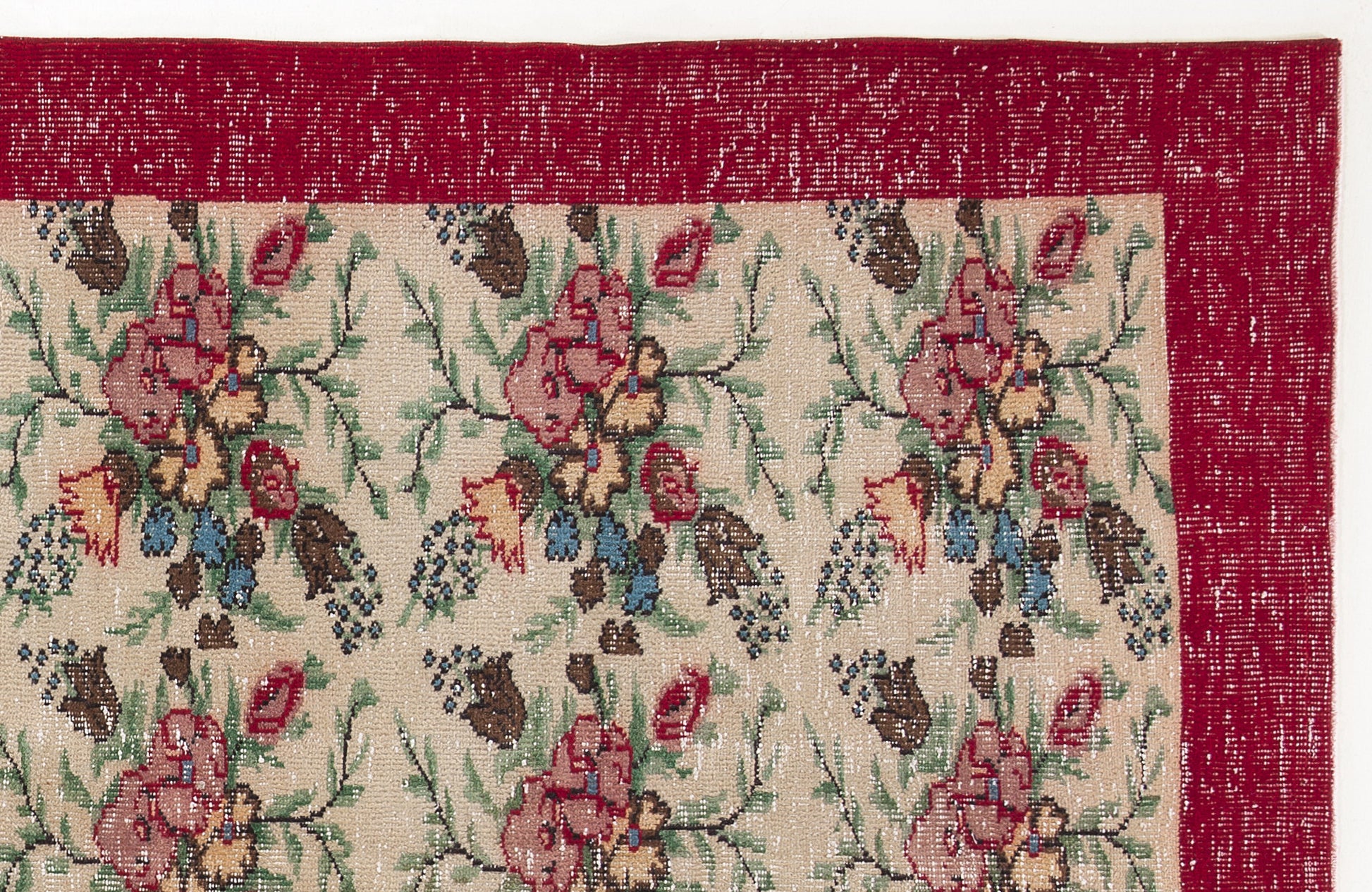 Atina Bej Eskitme Yün El Dokuma Halısı 174 x 305 Apex Unique