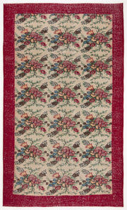 Atina Bej Eskitme Yün El Dokuma Halısı 174 x 305 Apex Unique