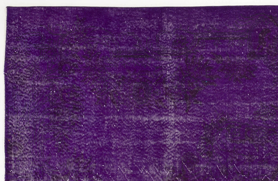 Mor El Dokuma Halı Düz Renk Yün 178x286 cm 4036 – Oturma odası kullanımı