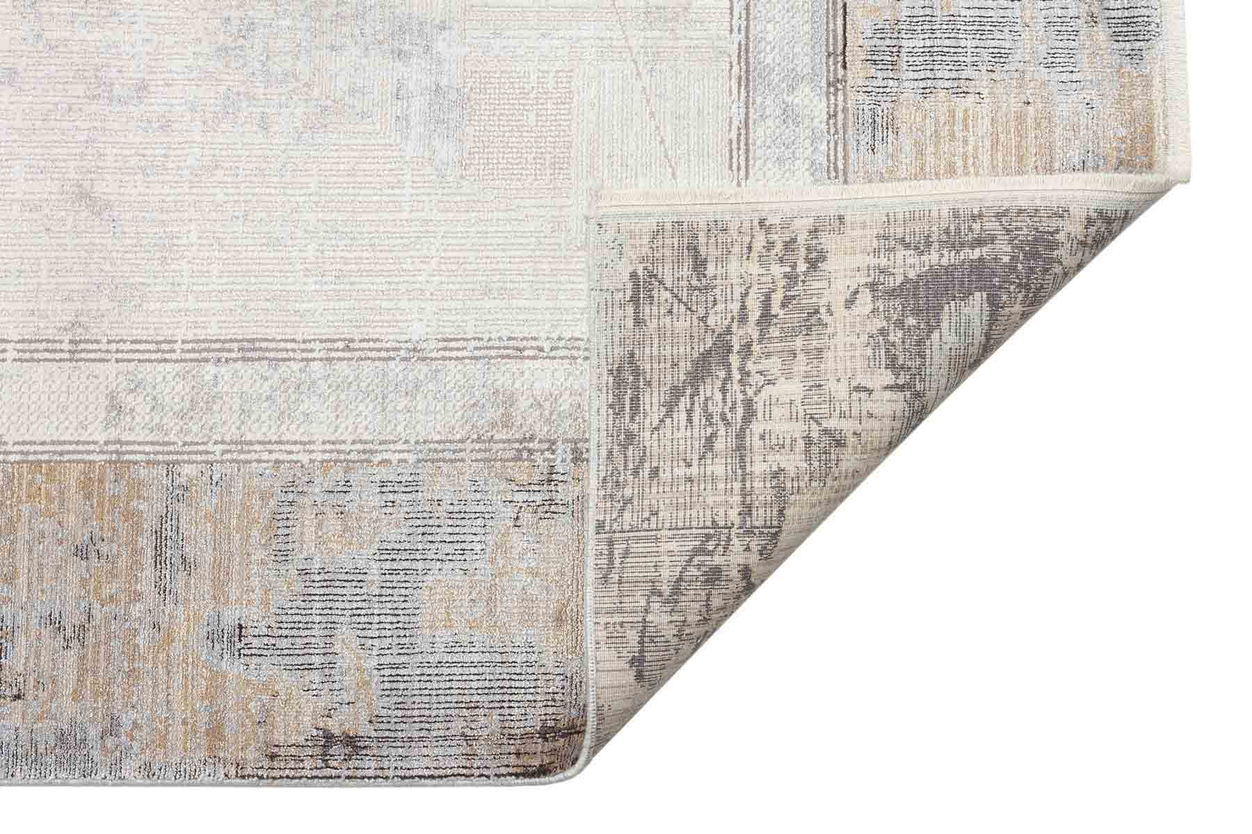 Washington Krem Modern Viskon Makine Halısı Eko