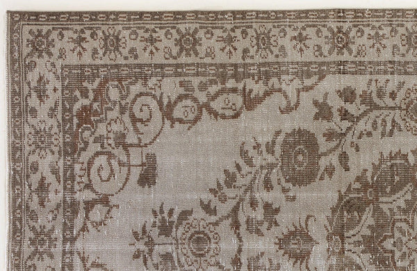 Bej Anadolu Geometrik Klasik Yün Halı 159x268 - Özel Seri