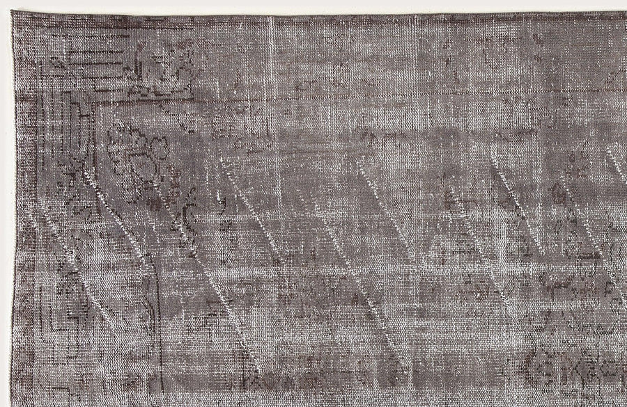 Antrasit Gri Halı Soyut Desenli Yün 171x286 cm – Oturma odası kullanımı