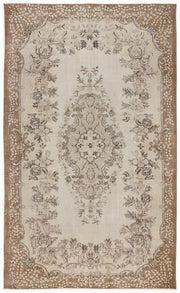 Atina Bej Eskitme Yün El Dokuma Halısı 186 x 300 Apex Unique