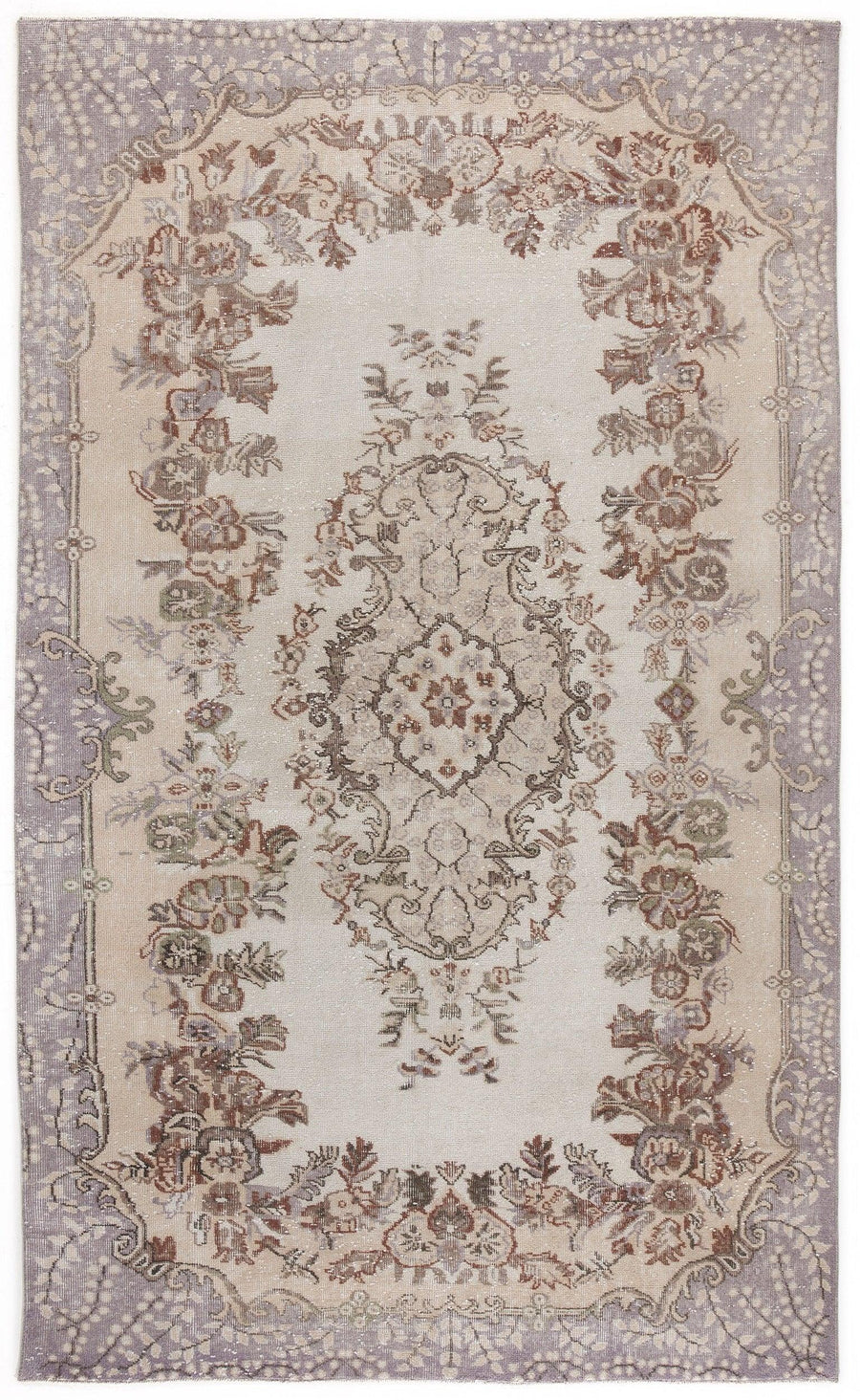 Bej Anadolu Bohem Geometrik Yün Halı 171x287 - Özel Seri