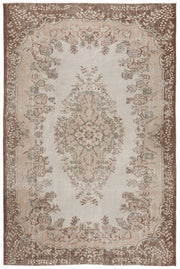 Atina Bej Eskitme Yün El Dokuma Halısı 188 x 287 Apex Unique