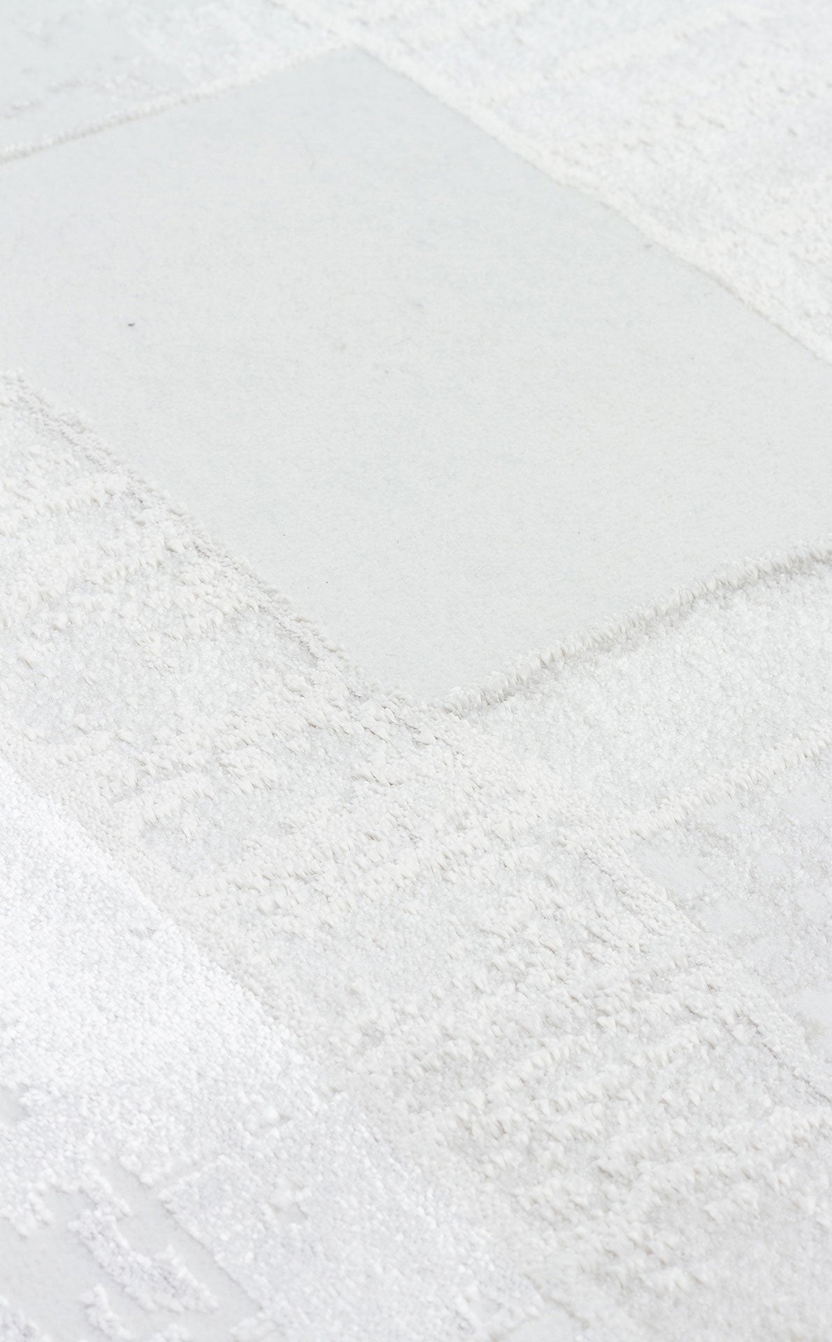 El Cajon Krem Geometrik Sık Dokuma Dökümlü Yere Oturan Hav Toz Vermez Yıkanabilir Kaymaz Tabanlı Modern Halı Eko